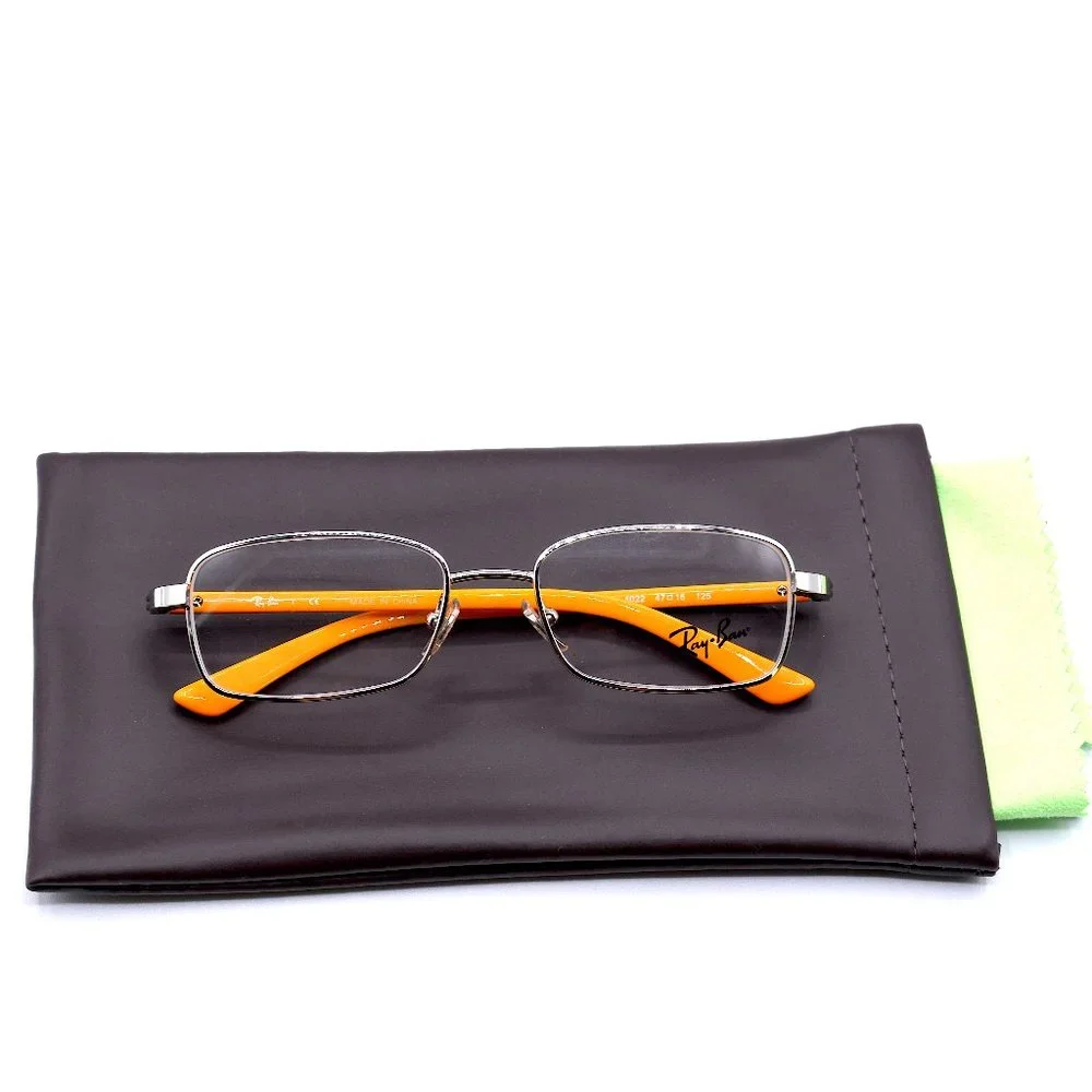 RAY-BAN JUNIOR RB1037 4022 SILVER PINK AUTHENTIC EYEGLASSES FRAME